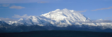 Snow Covered Peak, Mount Mckinley, Alaska, USA