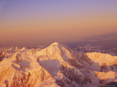 Aerial View of Mount Mckinley, Alaska, USA