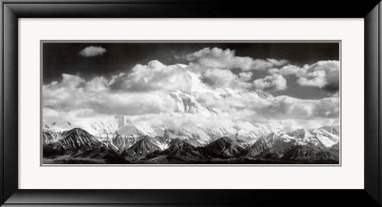 Mt. McKinley Range, Clouds, Denali National Park, Alaska, 1948