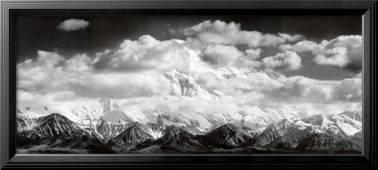 Mt. McKinley Range, Clouds, Denali National Park, Alaska, 1948