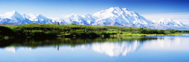 Hiker in Denali National Park, Alaska, USA