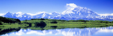 Reflection Pond, Mount Mckinley, Denali National Park, Alaska, USA