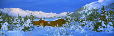 Cabin Mount Alyeska, Alaska, USA