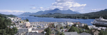 Town by the Water, Ketchikan, Alaska, USA