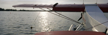 Sea Plane in a Lake, Lake Spenard, Anchorage, Alaska, USA